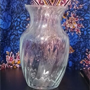 Indiana Glass Elegant Clear Vase